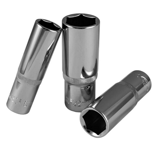 DOUILLE 1/2" 6 PANS 75MM LONG