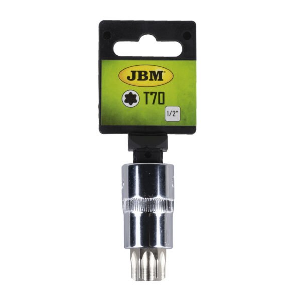 DOUILLE TORX T70 1/2" CHROMÉE