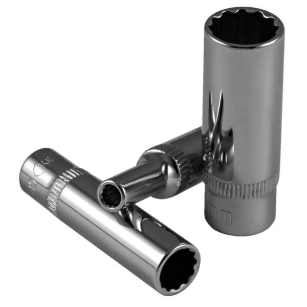 DOUILLE 1/4" 12 PANS 50MM LONG