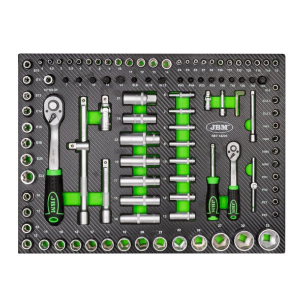 MODULE DE DOUILLES 108 PIÈCES 6 PANS