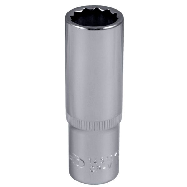 DOUILLE 1/2" 12 PANS 75MM LONG