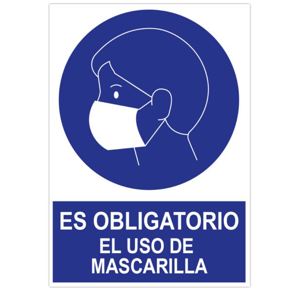 AFFICHE AU FORMAT A3 « IL EST OBLIGATOIRE D’UTILISER UN MASQUE »
