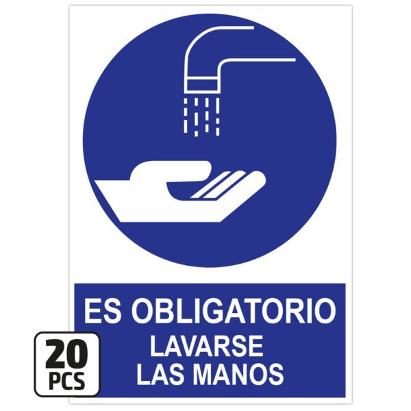 KIT D’AFFICHES « IL EST OBLIGATOIRE DE SE LAVER LES MAINS »
