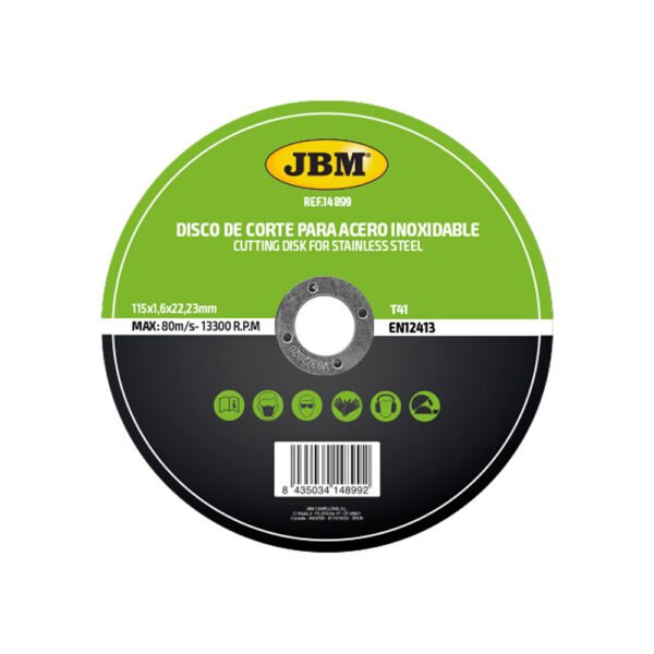 DISQUE DE COUPE T41 POUR ACIER INOXYDABLE
