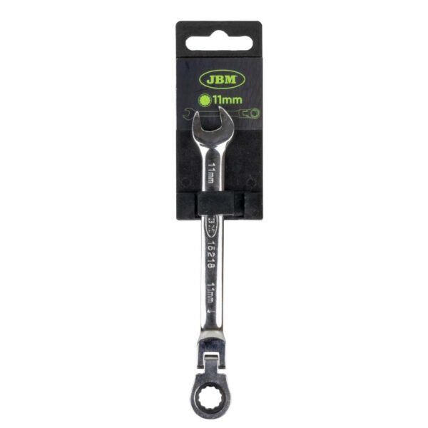 CLÉ MIXTE TÊTE FLEXIBLE 11 MM – REVÊTEMENT MIROIR