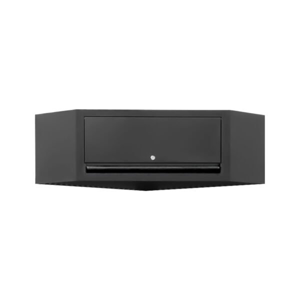 ARMOIRE MURALE D'ANGLE - NOIR