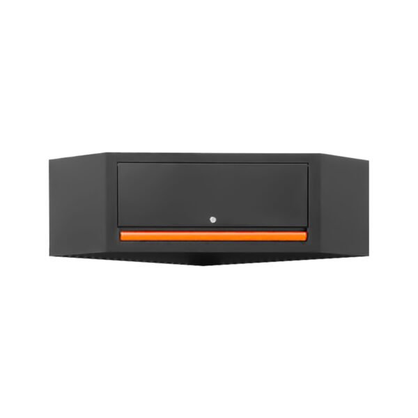 ARMOIRE MURALE D'ANGLE - ORANGE