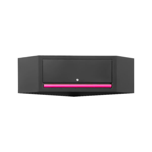 ARMOIRE MURALE D'ANGLE - ROSE