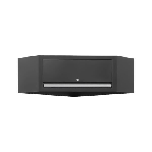 ARMOIRE MURALE D'ANGLE - ARGENTÉ
