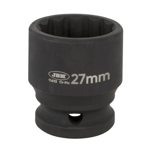 DOUILLE À IMPACT COURTE À 12 FACES - 1/2" 27MM