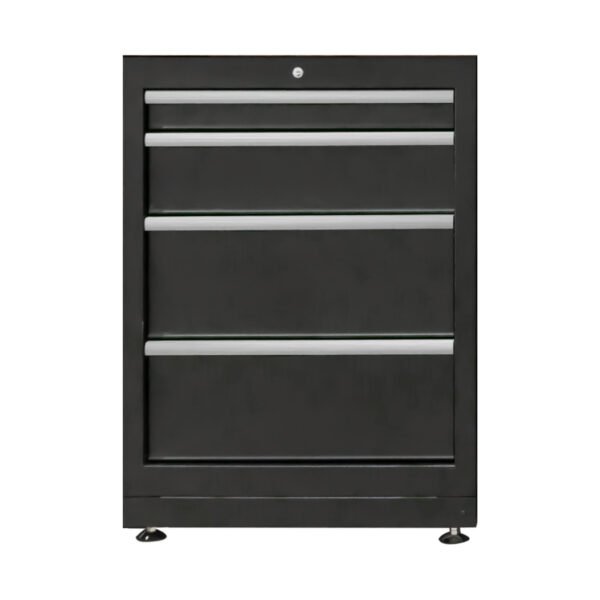 ARMOIRE À 4 TIROIRS - ARGENTÉ