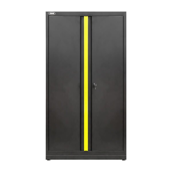 ARMOIRE HAUTE À DEUX PORTES - JAUNE