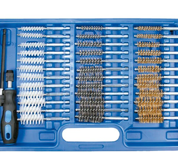 COFFRET DE 38 BROSSES MÉTALLISÉ