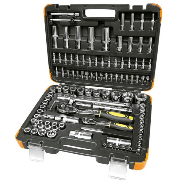COFFRET DE DOUILLES 108 PIÈCES 6 PANS