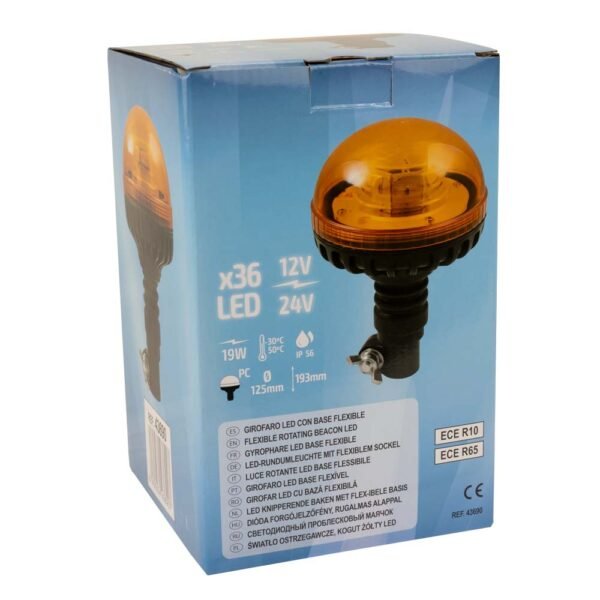 GYROPHARE LED 12-24V BASE FLEXIBLE
