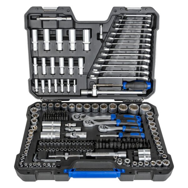 COFFRET DE DOUILLES 216 PIÈCES 6 PANS
