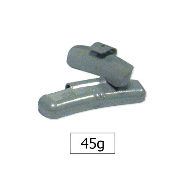 MASSE D'EQUILIBRAGE EN ZINC 45G JANTE FRA.