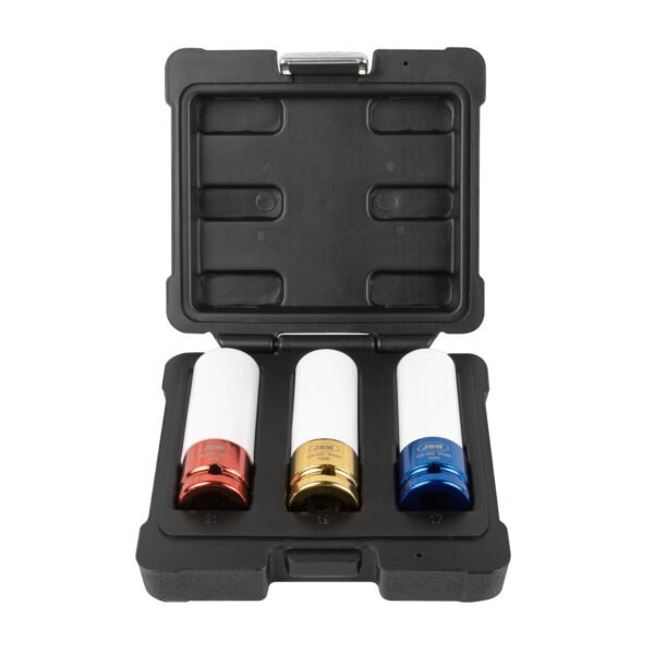 JEU DE 3 DOUILLES À CHOC DE 1/2" SPÉCIALES EXTRACTION DE ROUES