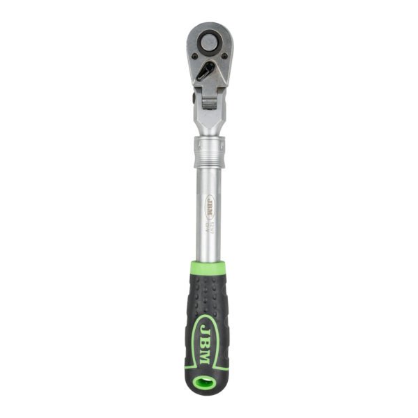 CLIQUET EXTENSIBLE 1/2" 350-490MM AVEC TÊTE ARTICULÉE À 72 DENTS