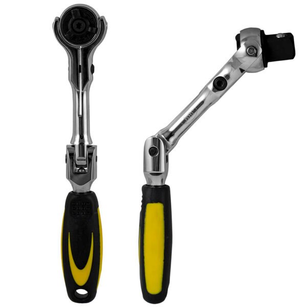 CLIQUET À TÊTE ARTICULÉE 1/2" AVEC TÊTE À 72 DENTS 172MM