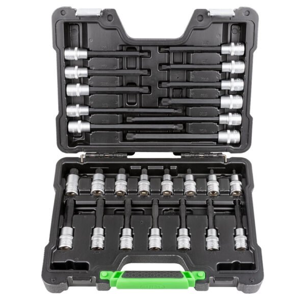 COFFRET D’EMBOUTS 1/2" POUR VIS 12 PANS 26 PIÈCES