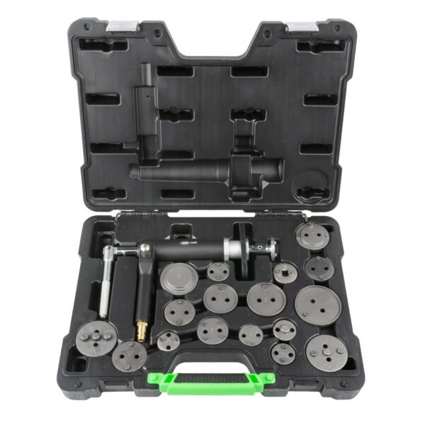 COFFRET REPOUSSE PISTON AVEC PISTOLET PNEUMATIQUE - 18 PIÈCES