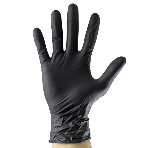 GANTS JETABLES NITRILE NOIR T:XL 3.5MIL