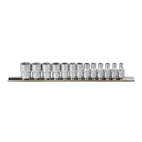 SET DE 13 DOUILLES HEXAGONALES 1/4"