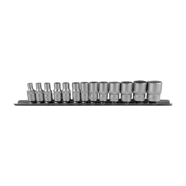 SET DE 13 DOUILLES 12 PANS 1/4"