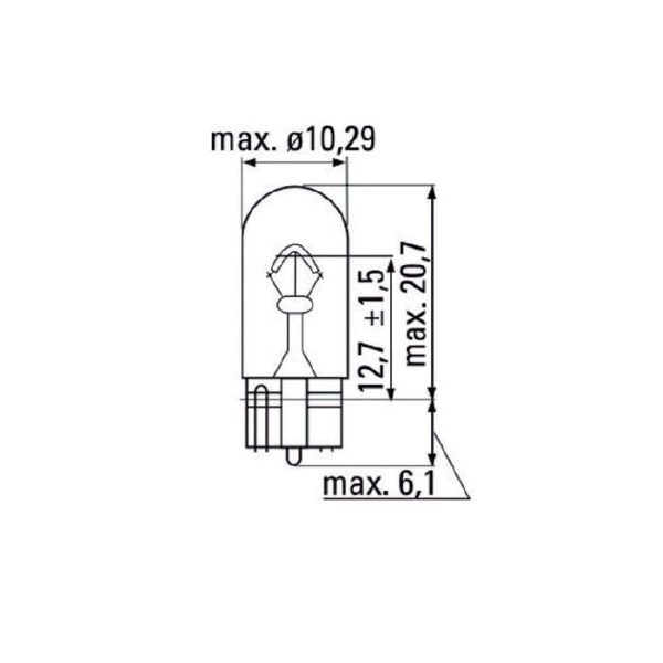 LAMPE OBN 12V 5W T10