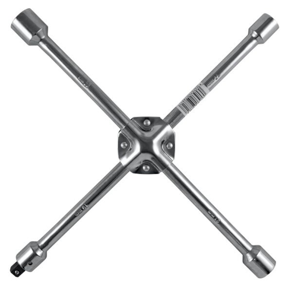 CLÉ À ÉCROU EN CROIX AVEC ADAPTATEUR AMOVIBLE 1/2"