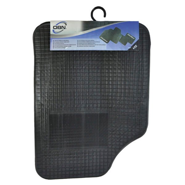 JEU DE 4 TAPIS EN CAOUTCHOUC UNIVERSELLE