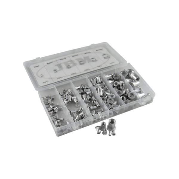 ÉTUI DE RIVETS INSERTS ALUMINIUM 150 PIÈCES