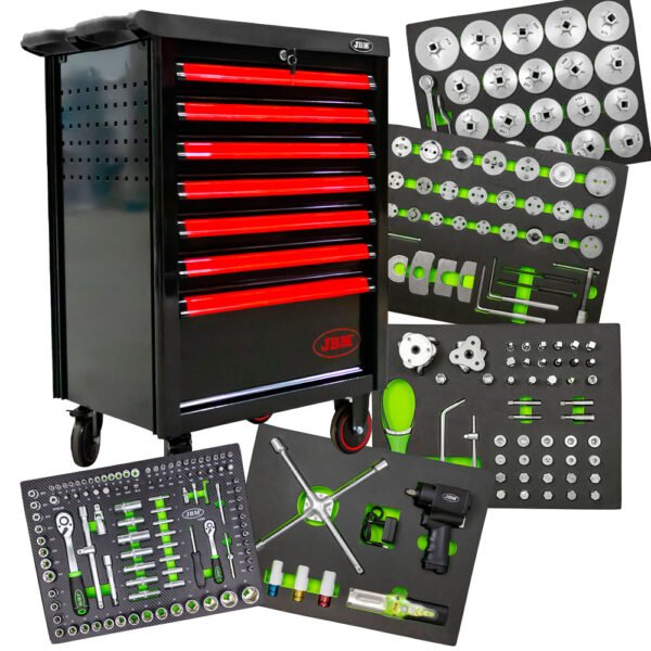 SERVANTE À OUTILS SPÉCIAL ENTRETIEN - ROUGE