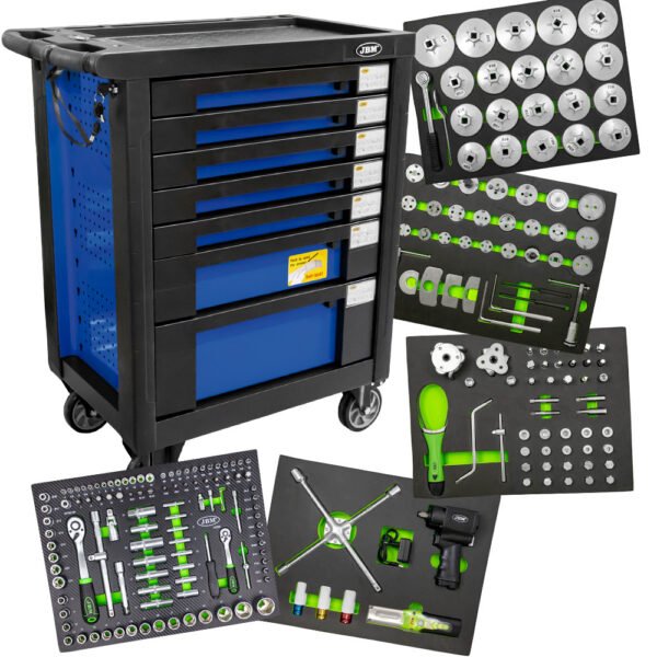 SERVANTE À OUTILS SPÉCIAL ENTRETIEN - BLEUE