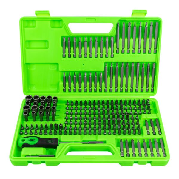 COFFRET D’OUTILS DE 208 PIÈCES AVEC EMBOUTS 1/4" ET ADAPTATEUR TOURNEVIS