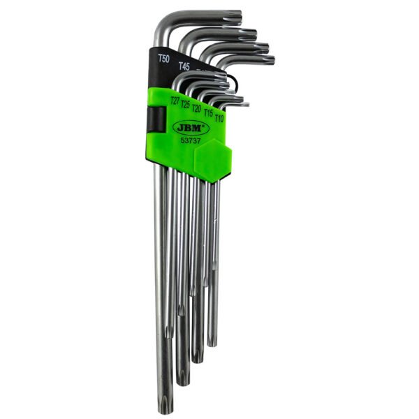 JEU DE 9 CLÉS TORX EXTRA-LONGUES