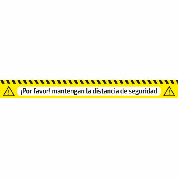 RUBAN ADHÉSIF DE SIGNALISATION - DISTANCE DE SÉCURITÉ