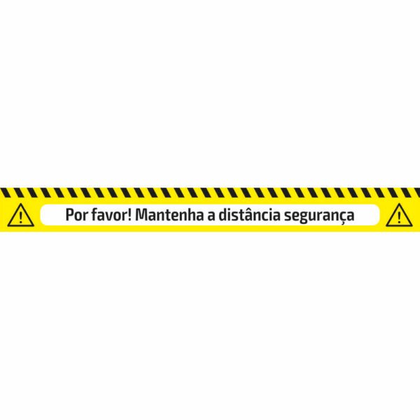 RUBAN ADHÉSIF DE SIGNALISATION - DISTANCE DE SÉCURITÉ