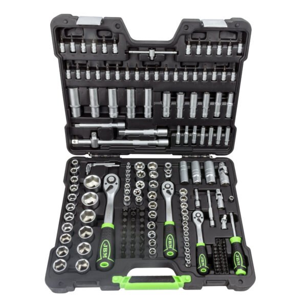 COFFRET À OUTILS DE 179 PIÈCES AVEC DOUILLES HEXAGONALES 1/4"