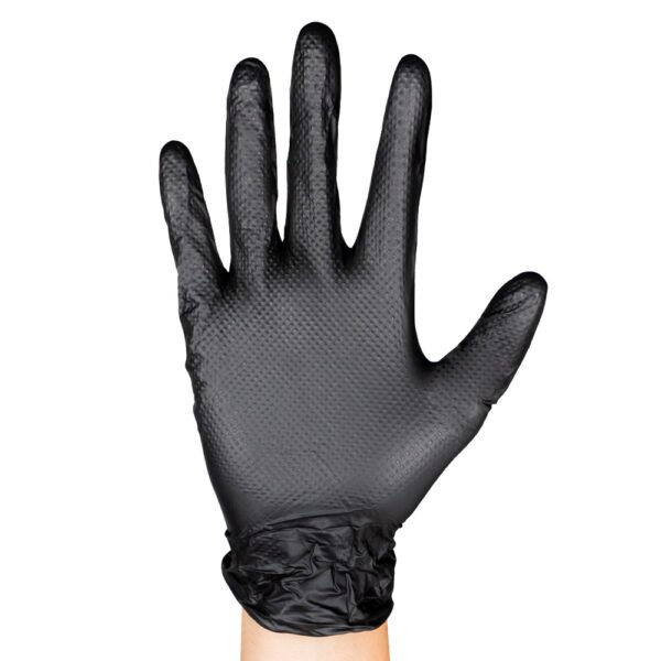 BOÎTE DE GANTS NOIRS EN NITRILE T:L 7