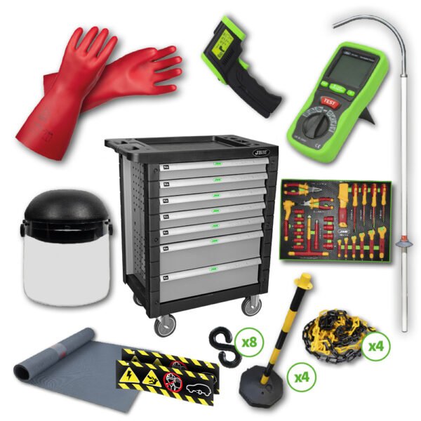 SERVANTE À OUTILS 7 TIROIRS - GRISE - SPÉCIAL VDE