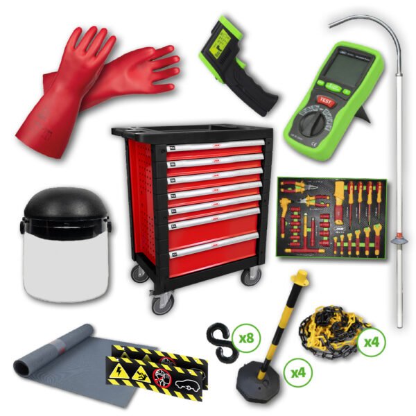 SERVANTE À OUTILS 7 TIROIRS - ROUGE - SPÉCIAL VDE