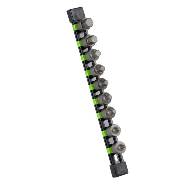 SET DE 9 EMBOUTS ALLEN COURTS AVEC DOUILLE 3/8"