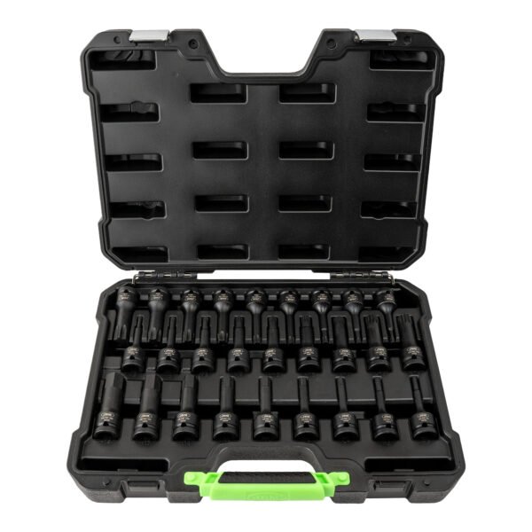COFFRET AVEC 27 EMBOUTS À PERCUSSION ASSORTIS