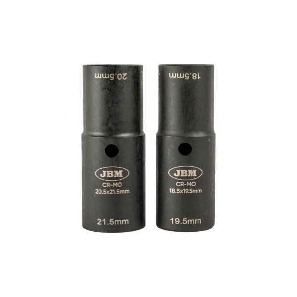 JEU DE 2 DOUILLES À CHOC DE 1/2" SPÉCIALES POUR ROUES EN ALUMINIUM FORD