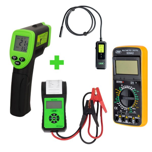 PROMO: TERMOMETRE LASER -50°C A 550°C 52162  + 54706 + 54040 + 50942