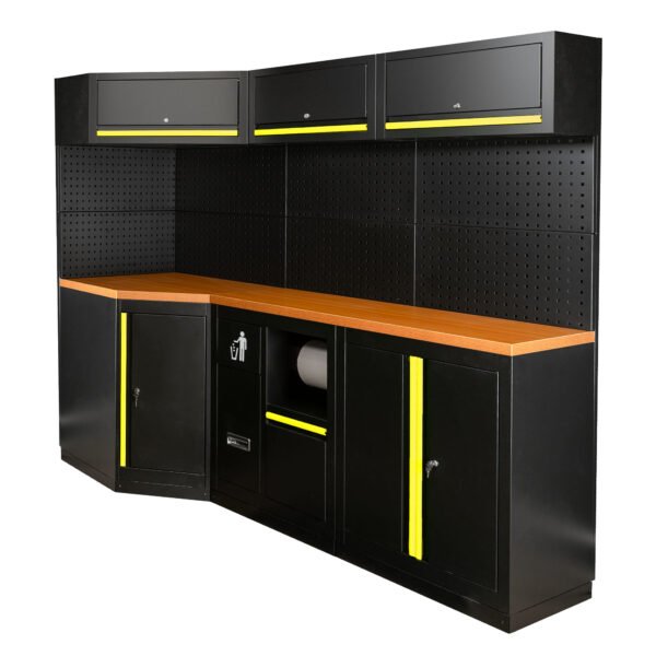 ENSEMBLE DE MEUBLES MODULAIRES (22PCS) - JAUNE