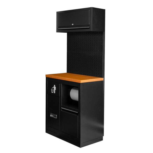 ENSEMBLE DE MEUBLES MODULAIRES (7 PIÈCES) - NOIR