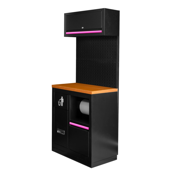 ENSEMBLE DE MEUBLES MODULAIRES (7 PIÈCES) - ROSE